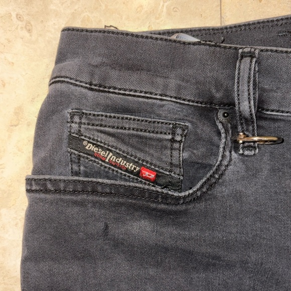 Diesel D-ISTORT Super Skinny Ripped Jeans. 30x28. - Picture 3 of 12